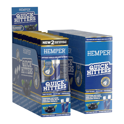 Quick Hitters | Blueberry Flavored One-Hitter 2 Pack