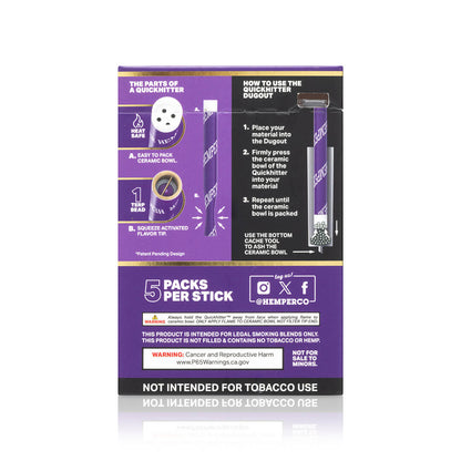 Quick Hitters Dugout Pack - Grape