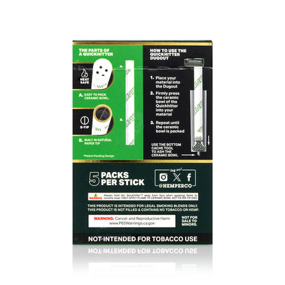 Quick Hitters Dugout Pack - Natural