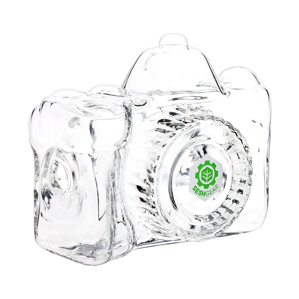 SeshGear Old School Camera Glass Pipe