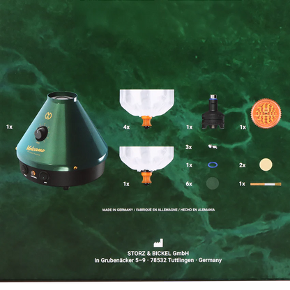 Storz & Bickel 25-Year LE Green & Gold Volcano Classic Vaporizer 🌿