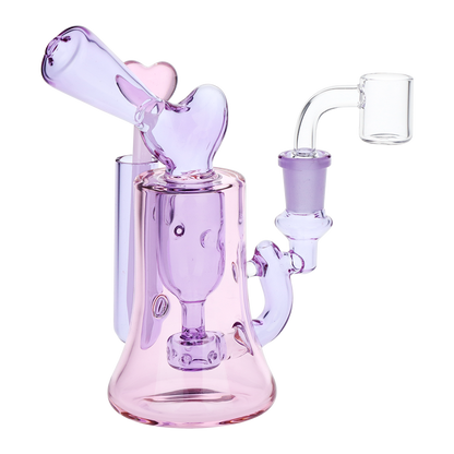 Violet Hearts Incycler Dab Rig