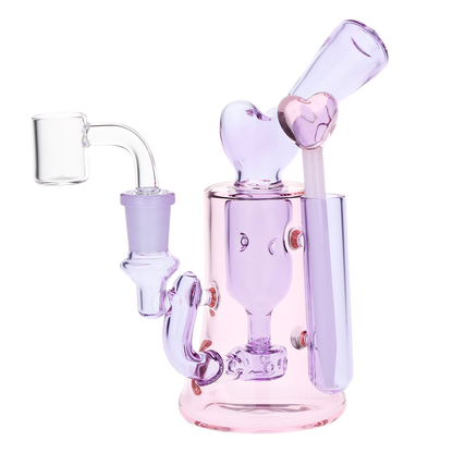 Violet Hearts Incycler Dab Rig
