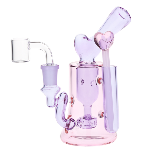 Violet Hearts Incycler Dab Rig