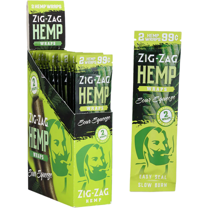 Zig Zag 2-Pack Flavored Hemp Wraps | 25ct Display