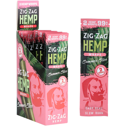 Zig Zag 2-Pack Flavored Hemp Wraps | 25ct Display
