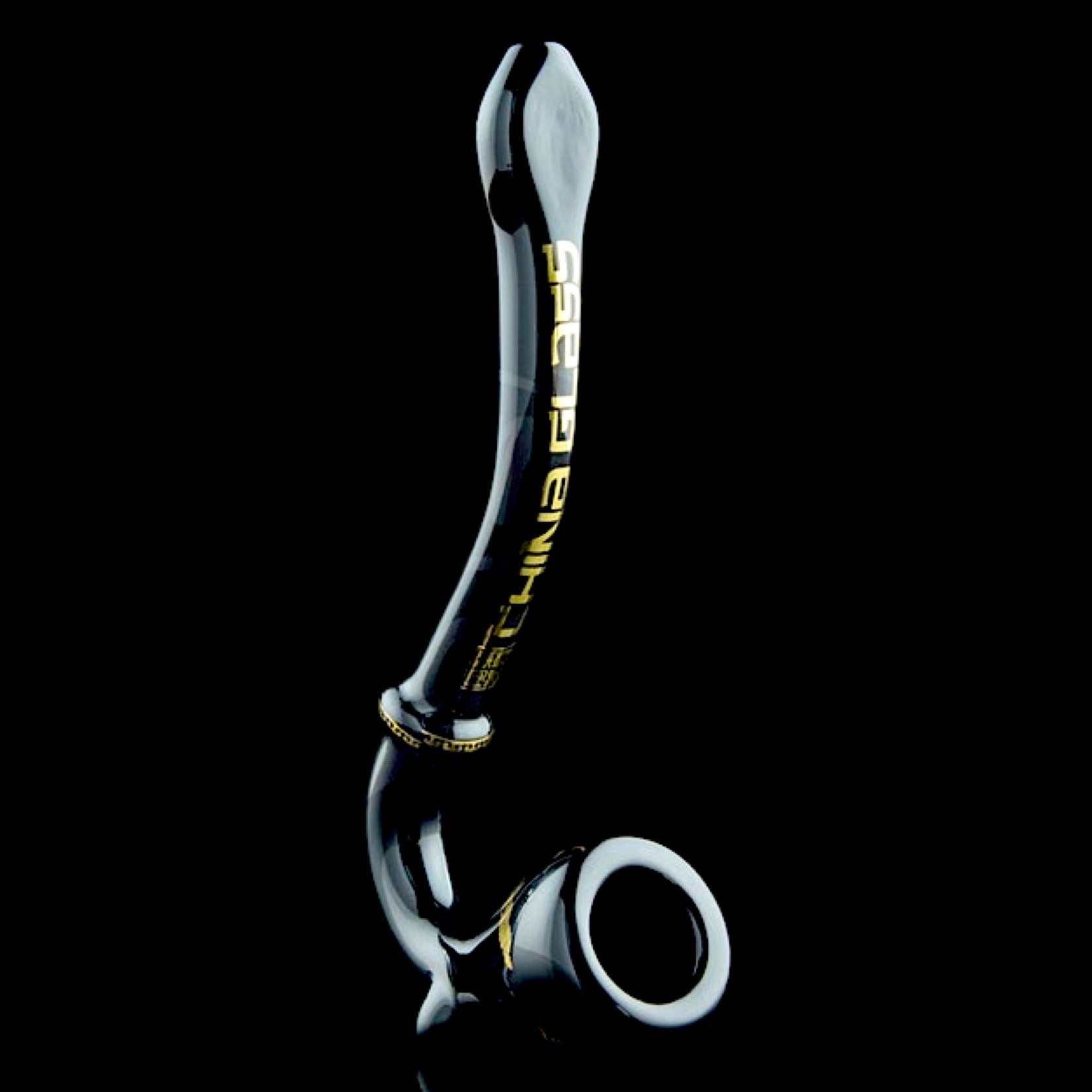 The China Glass Imperial Standing Sherlock Pipe 