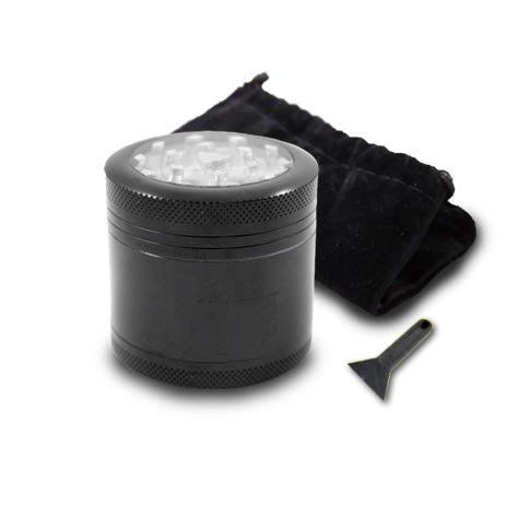 Small 4-Piece Clear Top Grinder - CaliConnected