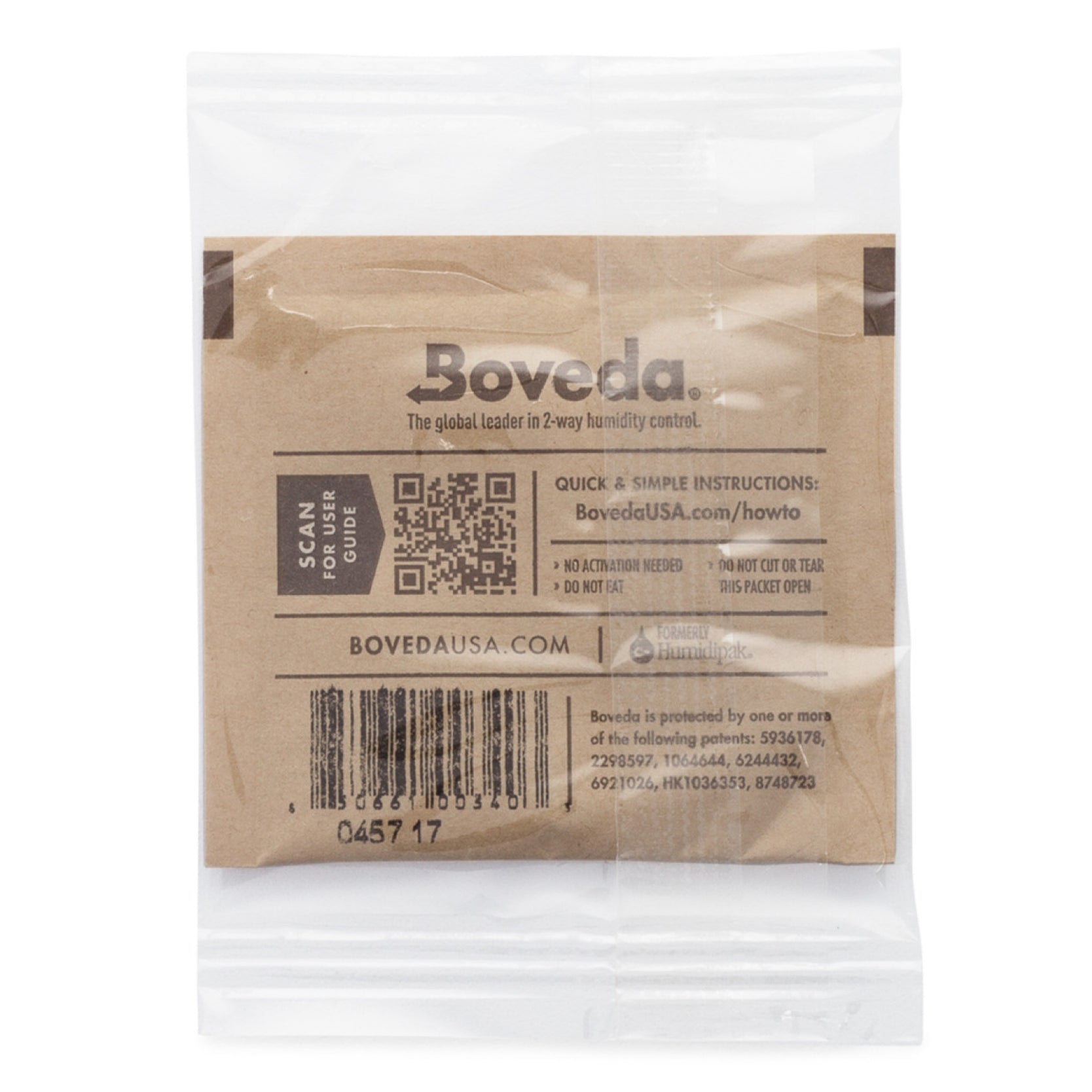 Boveda 62% 2-Way Relative Humidity Control (8 Gram Packs) 