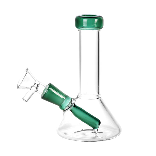 CaliConnected Conical Mini Beaker Bong Teal