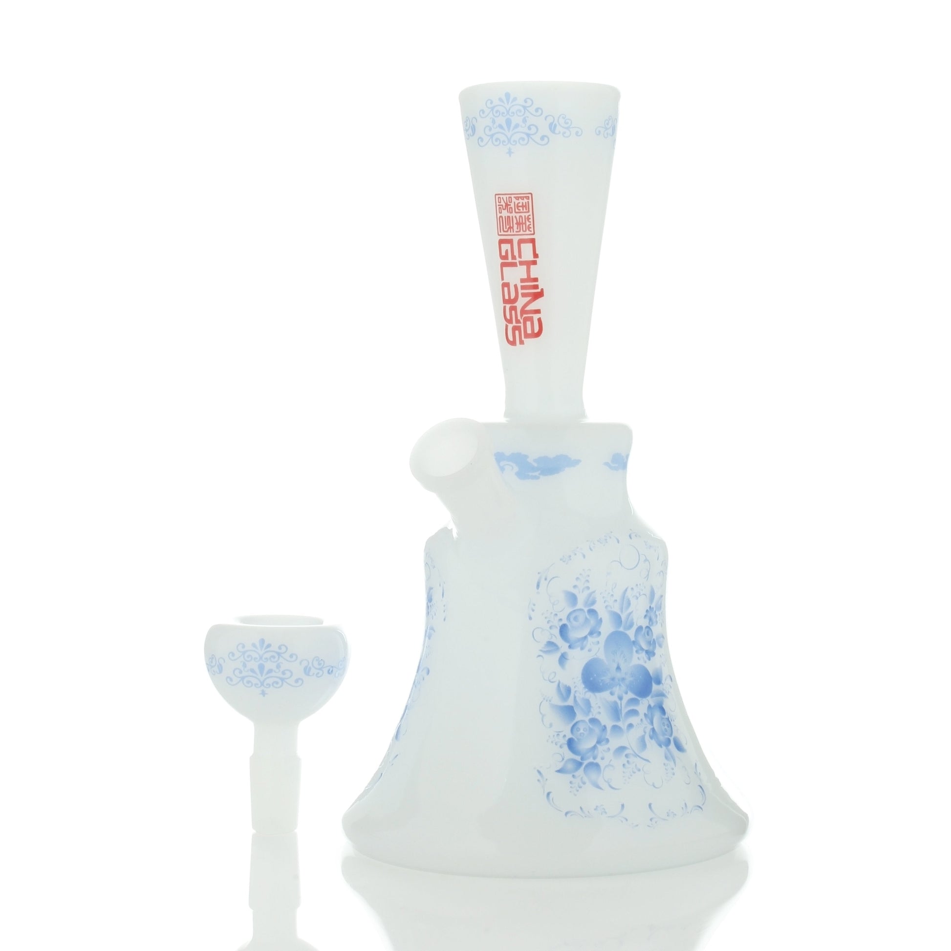 The China Glass "Taizong" Dynasty Vase - 8.5” Beaker Bong 