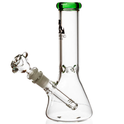 Diamond Glass 8” Basic Beaker Bong