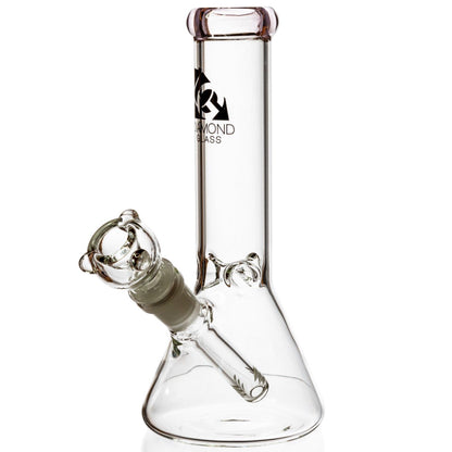 Diamond Glass 8” Basic Beaker Bong