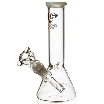 Diamond Glass 8” Basic Beaker Bong