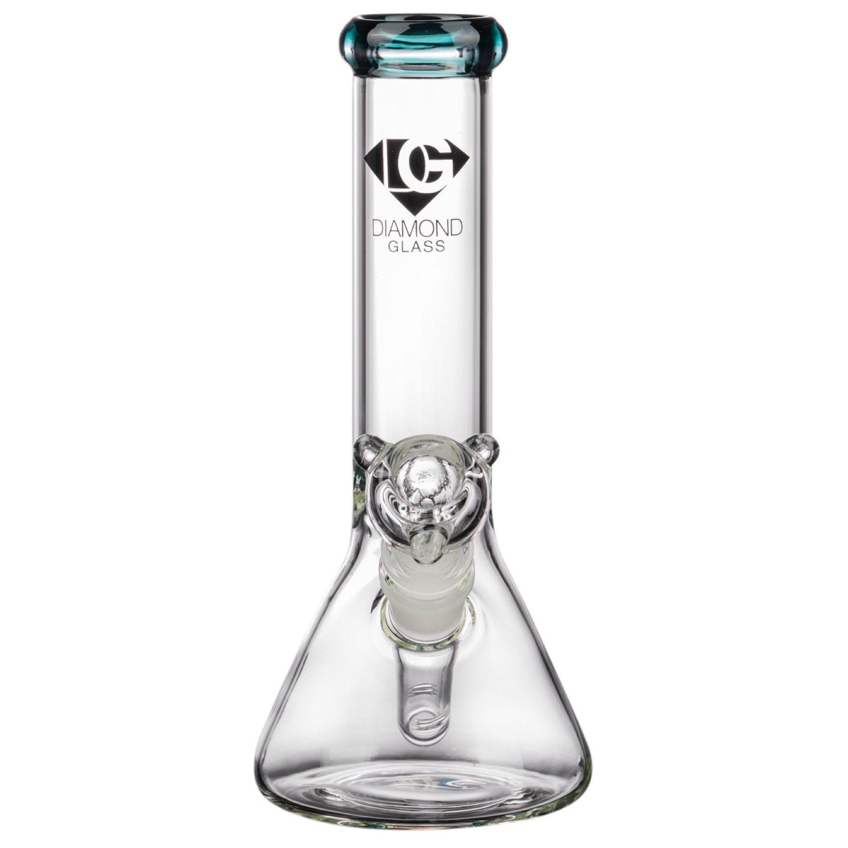 Diamond Glass 8” Basic Beaker Bong 
