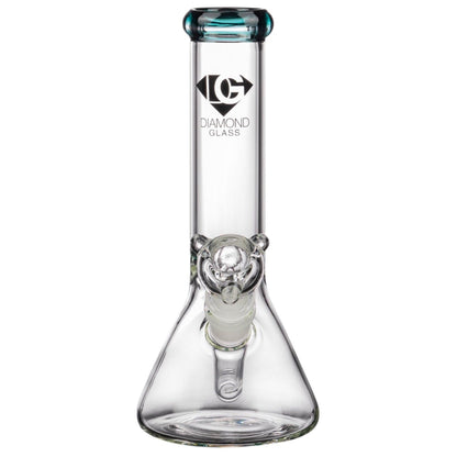 Diamond Glass 8” Basic Beaker Bong 
