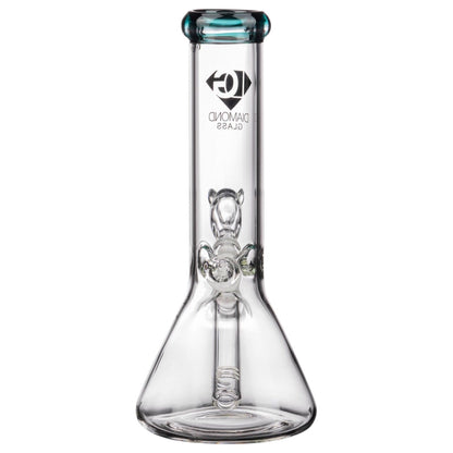 Diamond Glass 8” Basic Beaker Bong 
