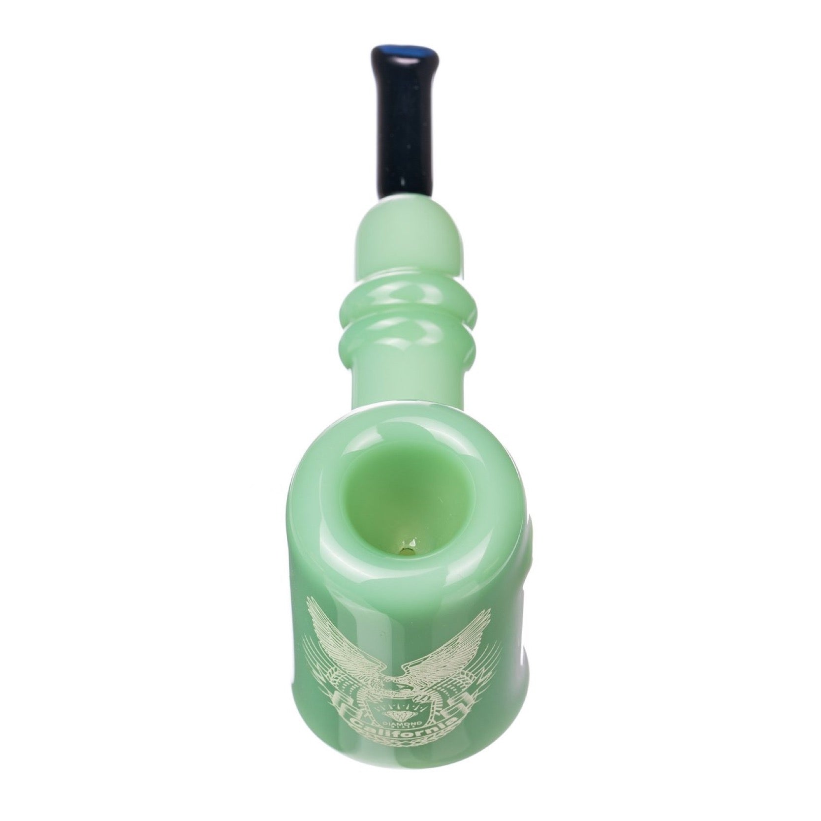 Diamond Glass Classic Sherlock Hand Pipe 