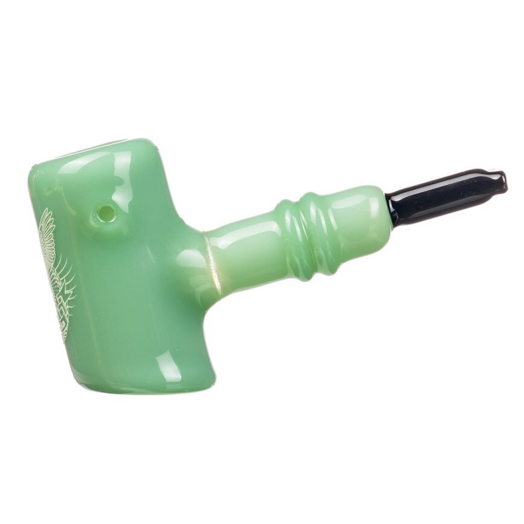 Diamond Glass Classic Sherlock Hand Pipe 