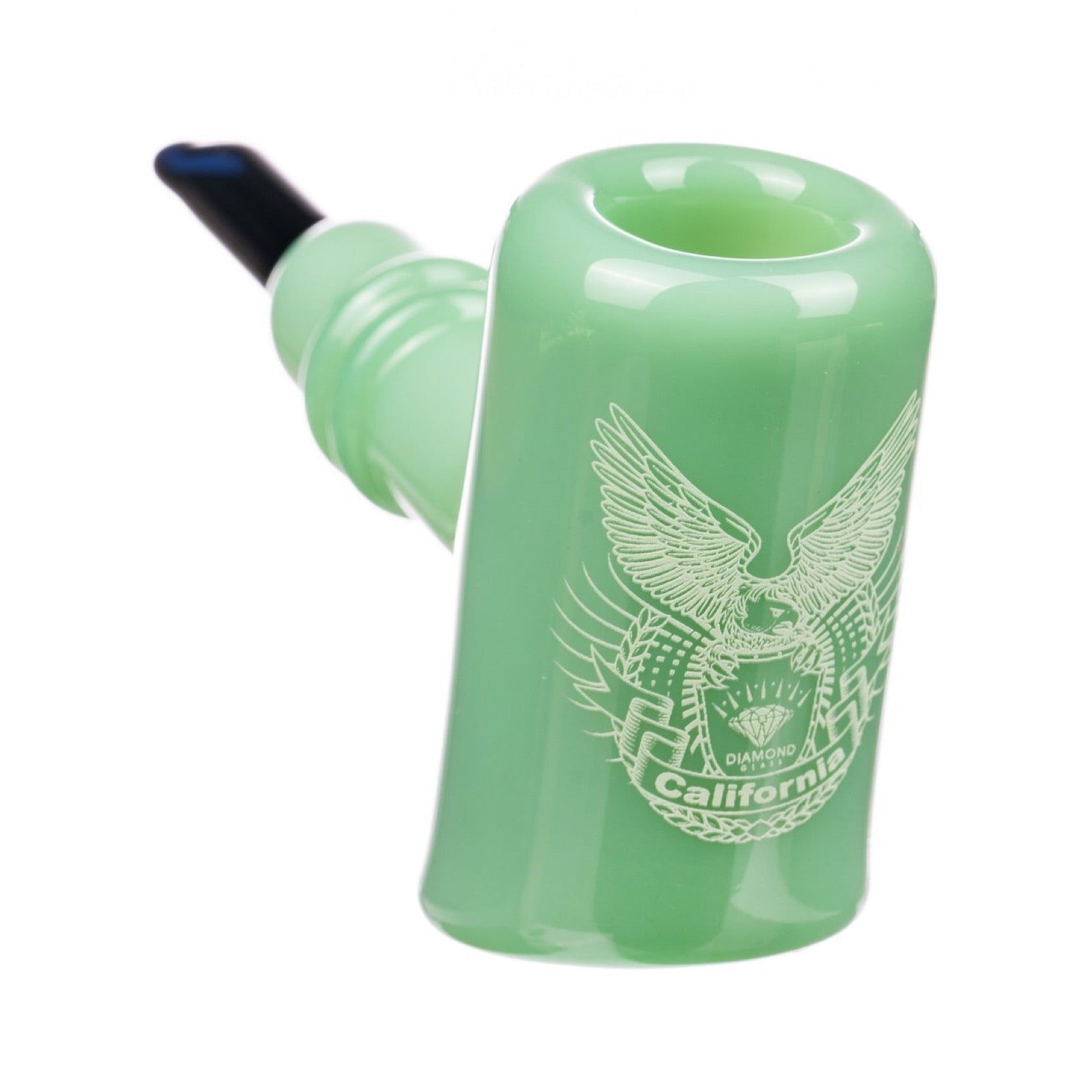 Diamond Glass Classic Sherlock Hand Pipe 