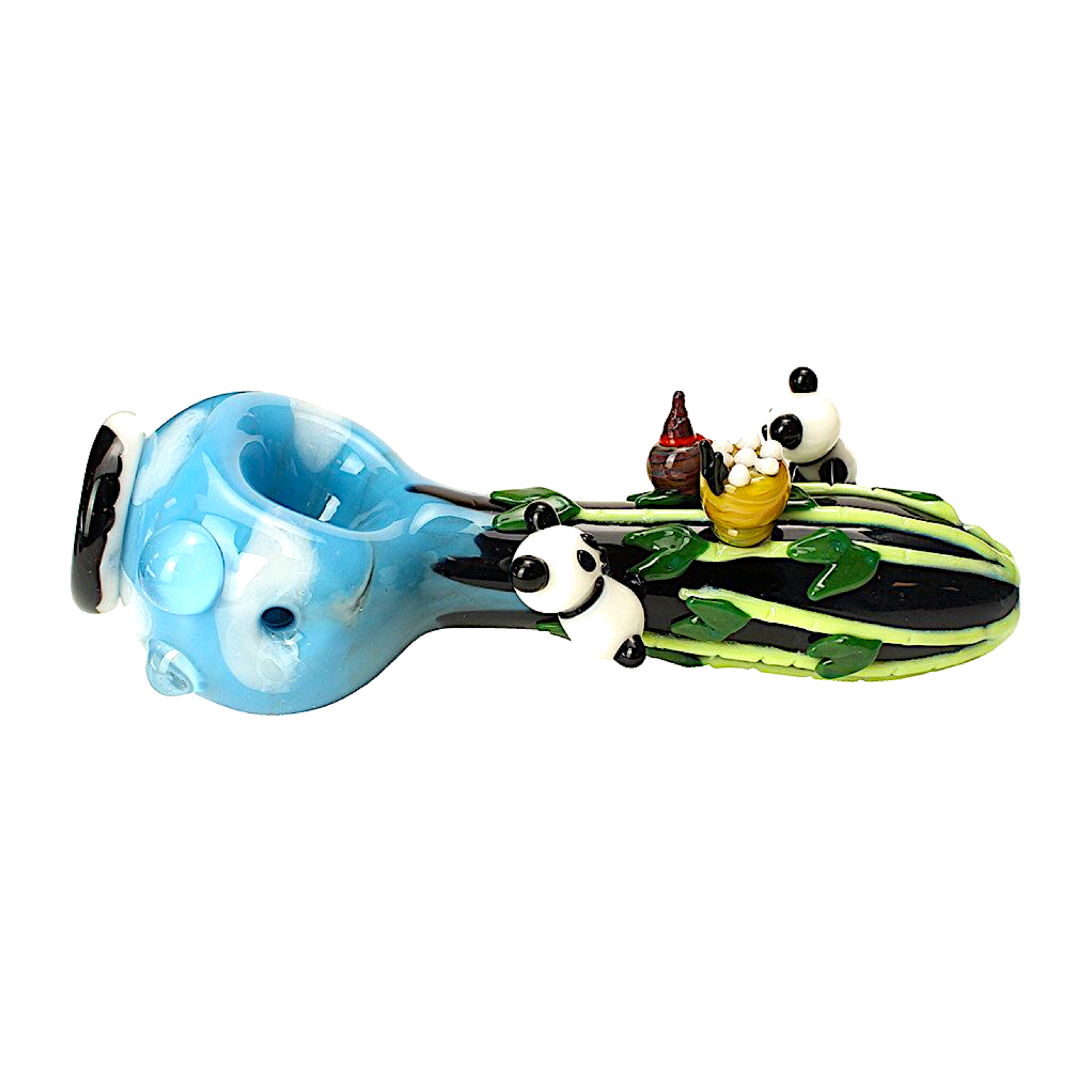 Empire Glassworks "Hungry Panda" Hand Pipe 🐼 