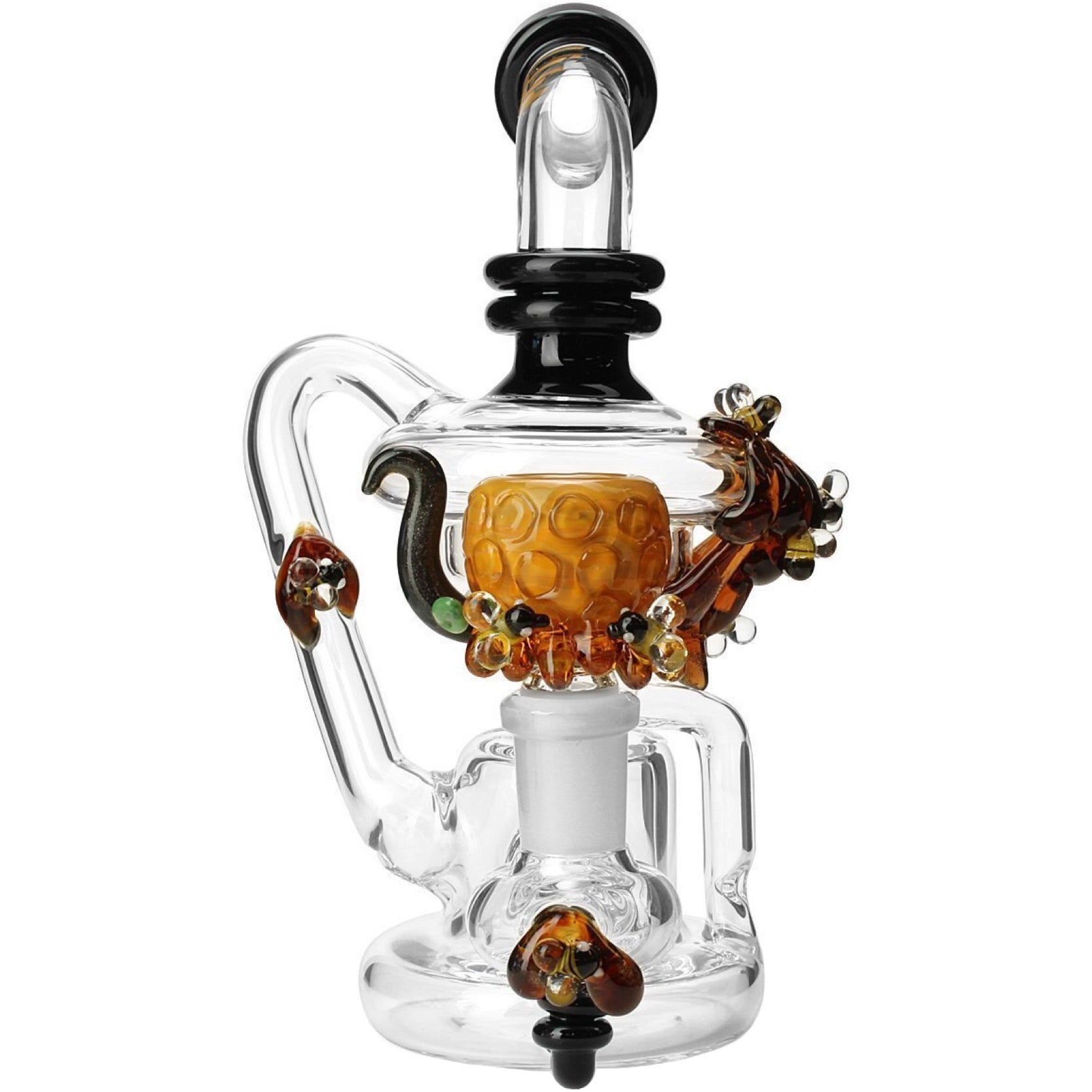 Empire Glassworks Mini Beehive Recycler Bong 🐝 