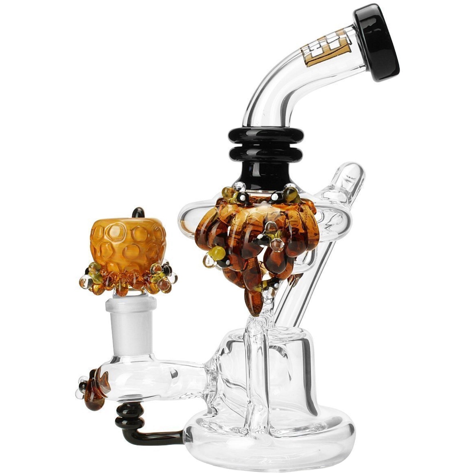 Empire Glassworks Mini Beehive Recycler Bong 🐝 