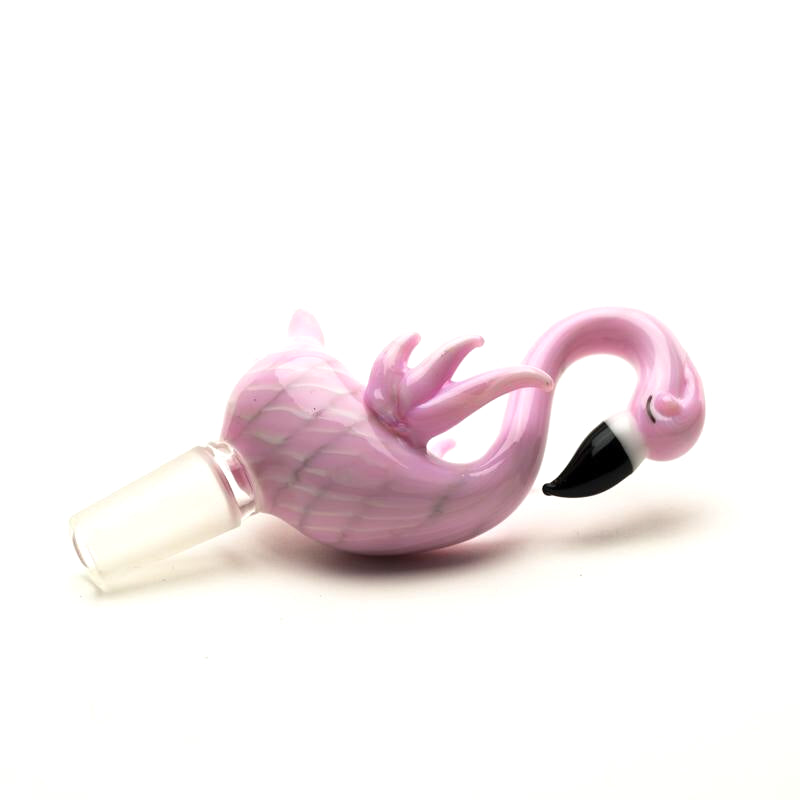 Empire Glassworks Pink Flamingo Bowl Piece 