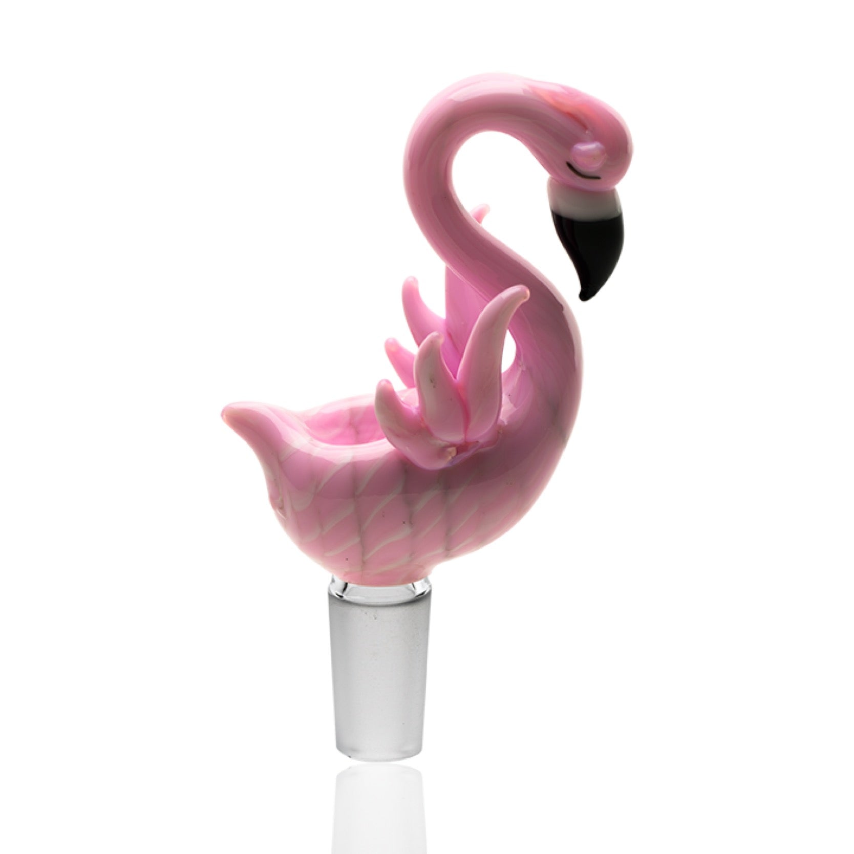 Empire Glassworks Pink Flamingo Bowl Piece 