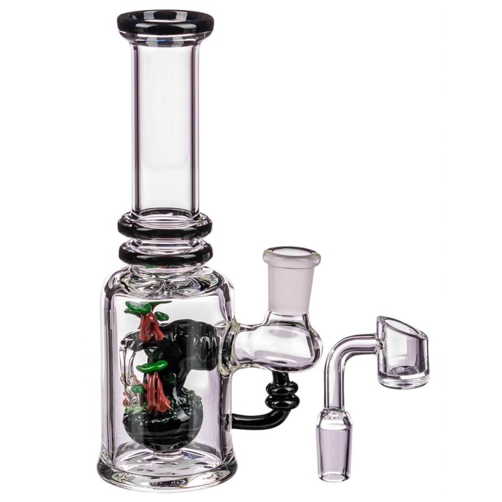 Empire Glassworks “Zen Bonsai” UV Mini Beaker Bong 🌳 