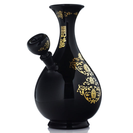 The China Glass "Huang Quin" Dynasty Vase Water Pipe 🈴 