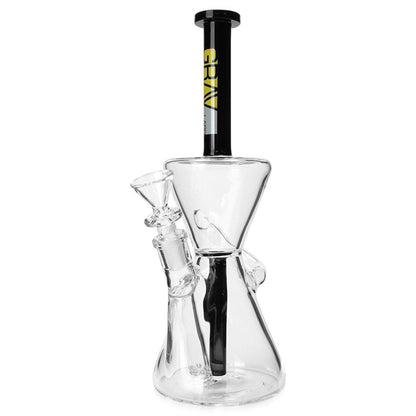 Grav® 10” Hourglass Recycler Bong 