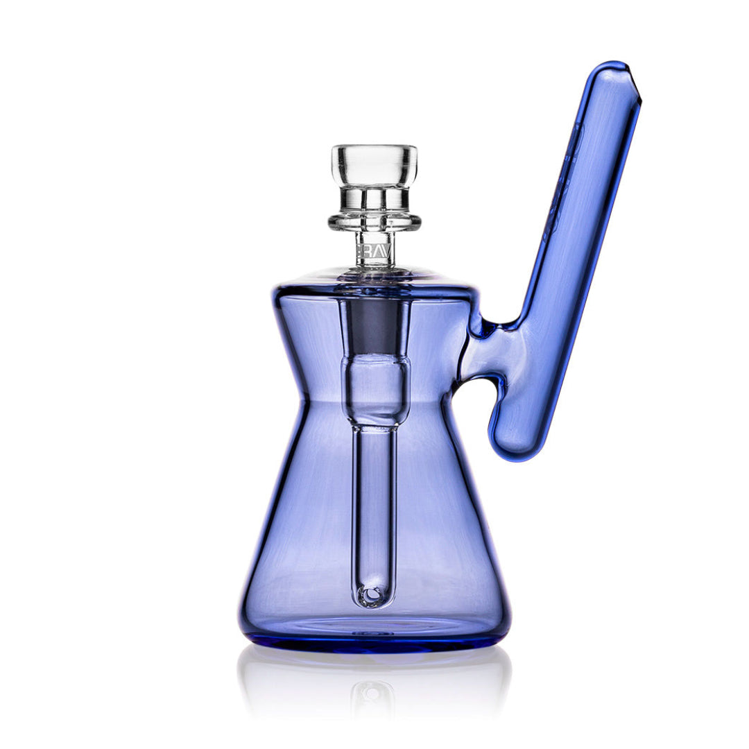 Grav® Hourglass Pocket Bubbler Light Cobalt