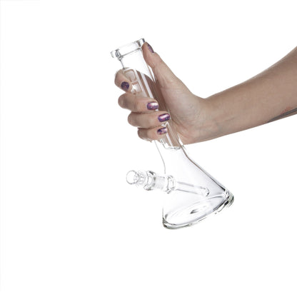 Grav® 8” Beaker Base Water Pipe - Clear 