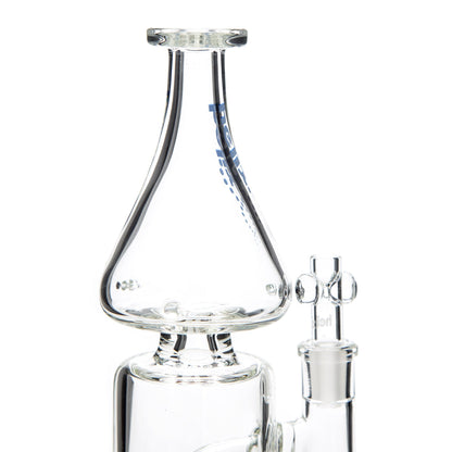 Grav® 9” Helix Flare Base Bong w. Fixed Downstem 