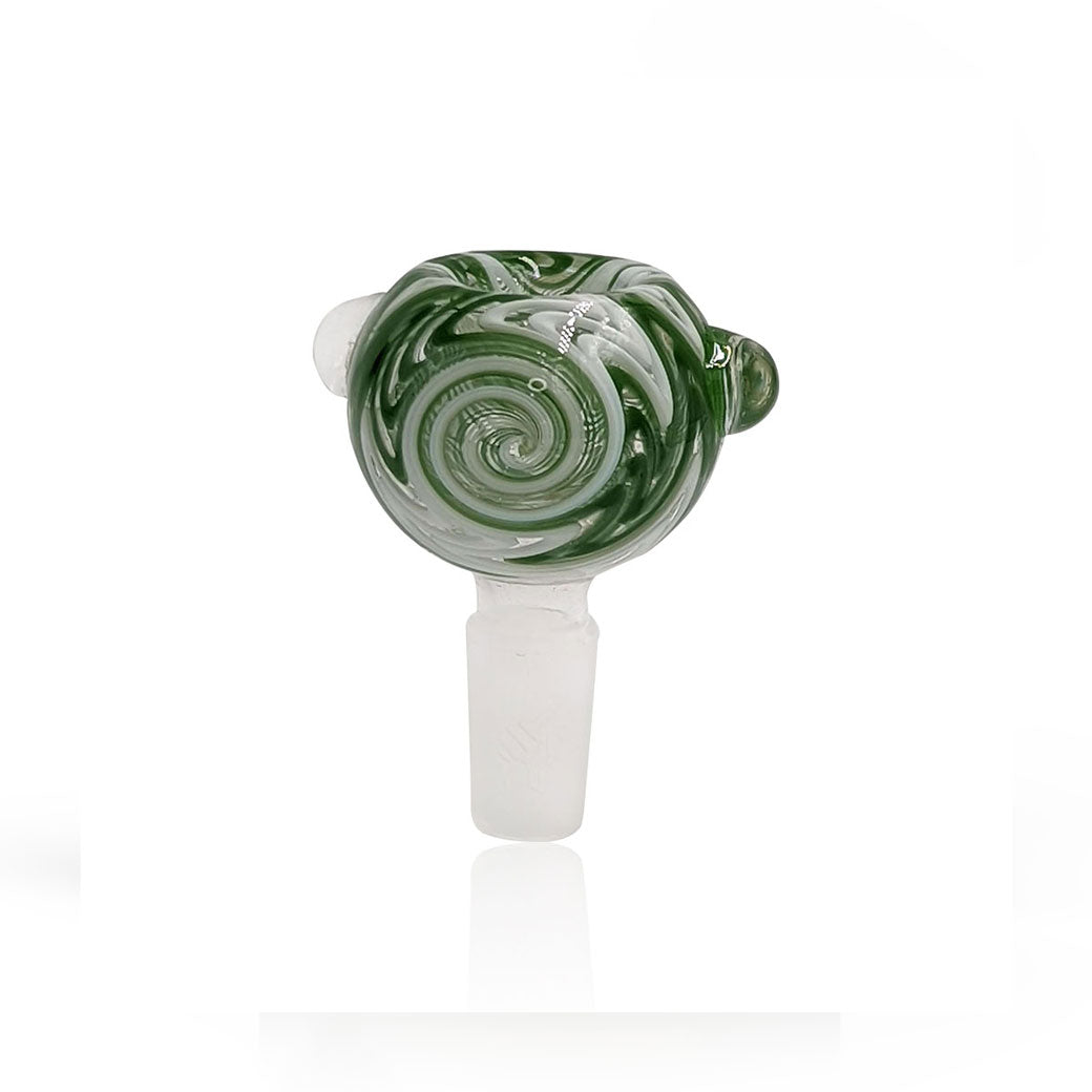 Honeybee Herb Green Line Hypnotic Bowl Piece