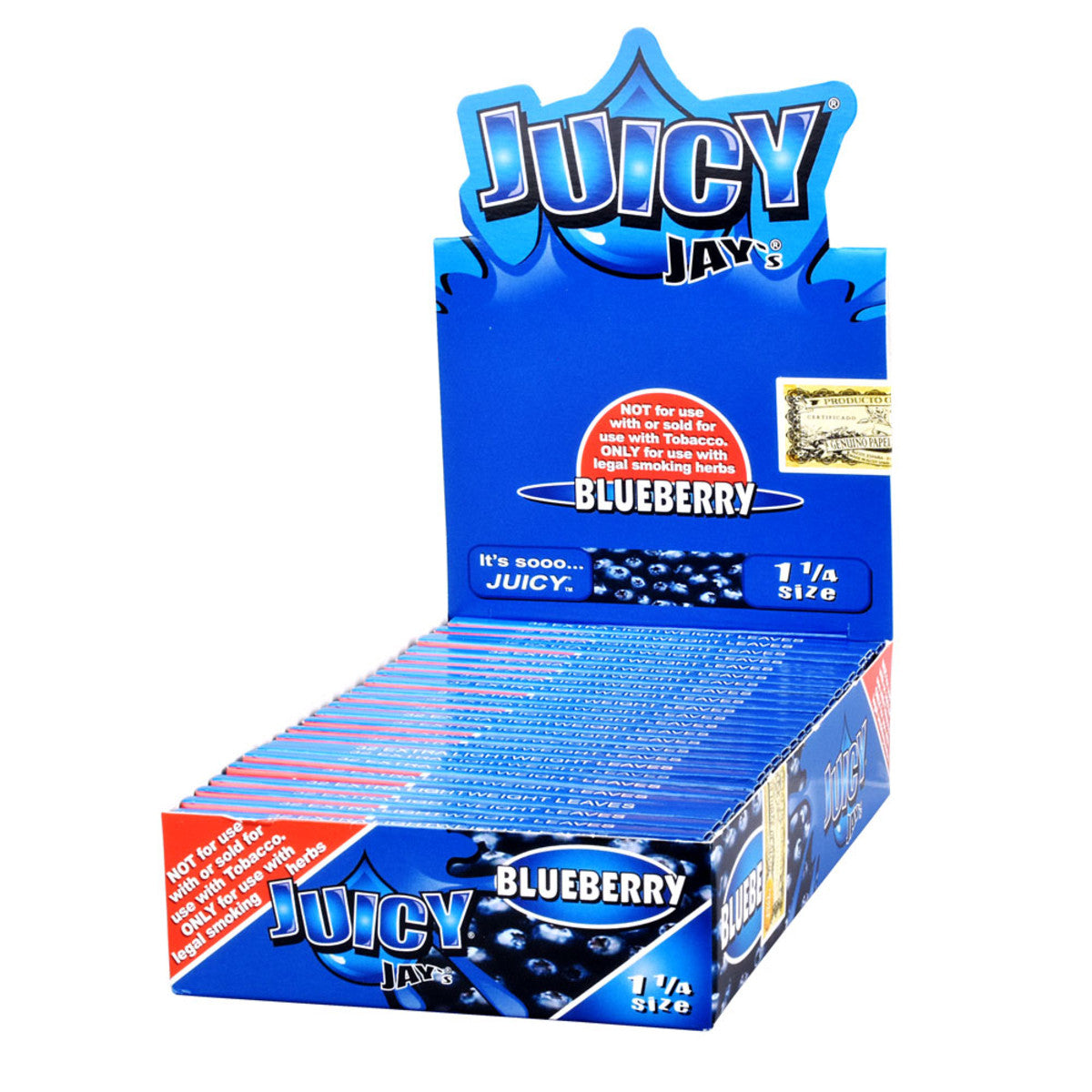 Juicy Jay's 1.25” Flavored Rolling Papers Full Box