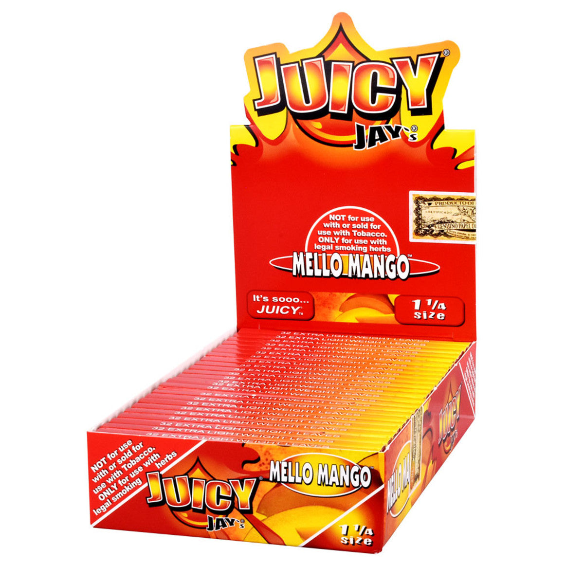 Juicy Jay's 1.25” Flavored Rolling Papers Full Box