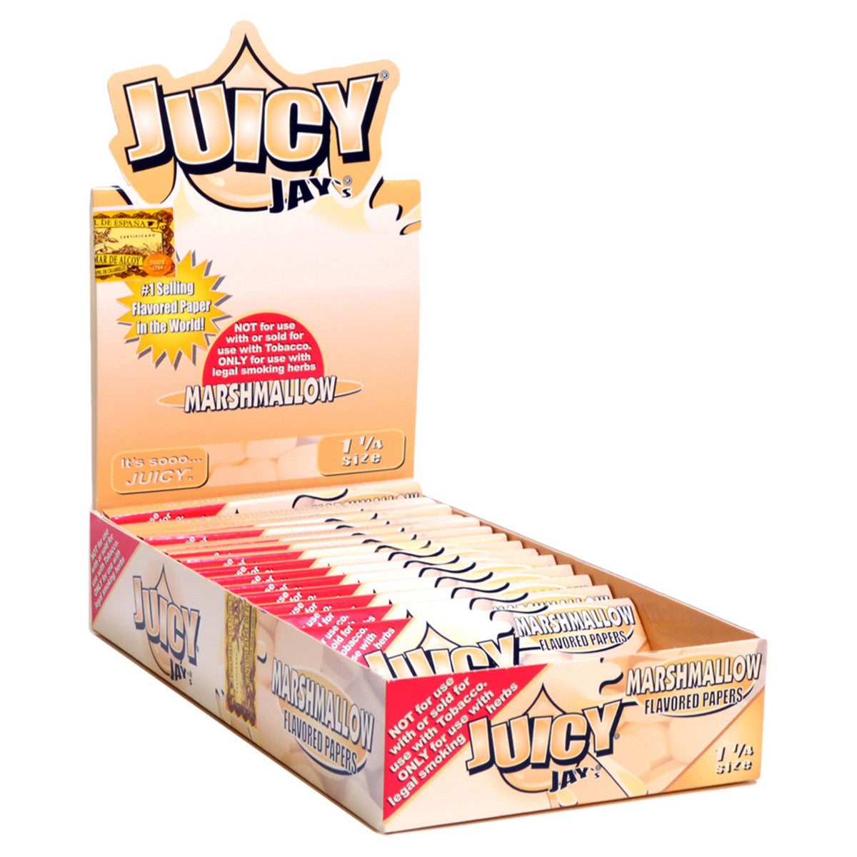 Juicy Jay's 1.25” Flavored Rolling Papers Full Box