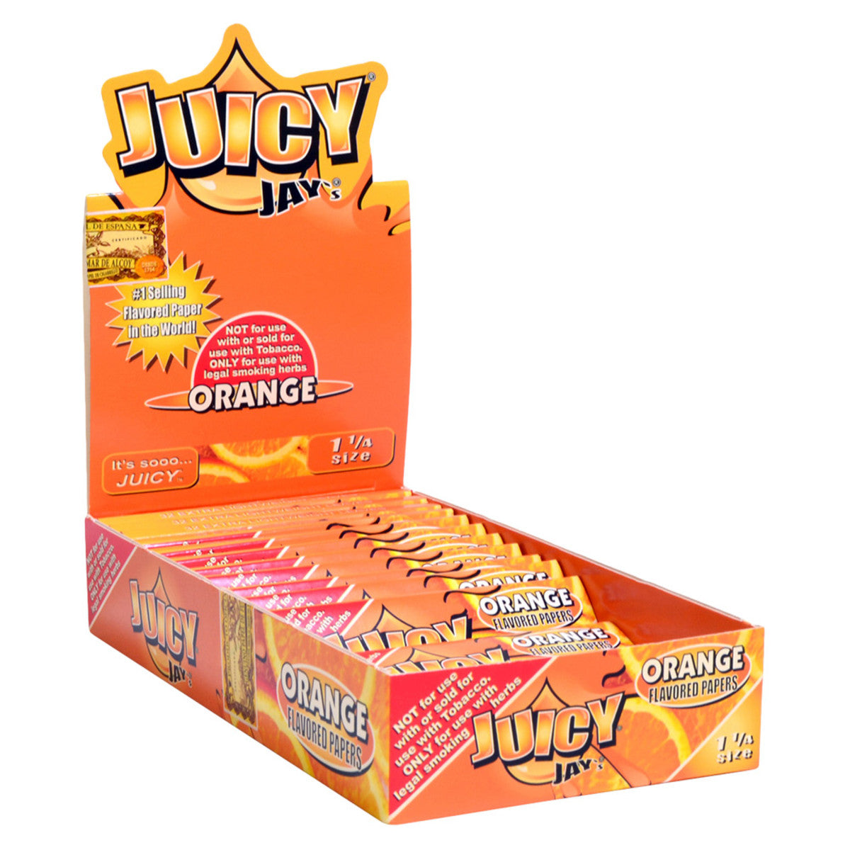 Juicy Jay's 1.25” Flavored Rolling Papers Full Box