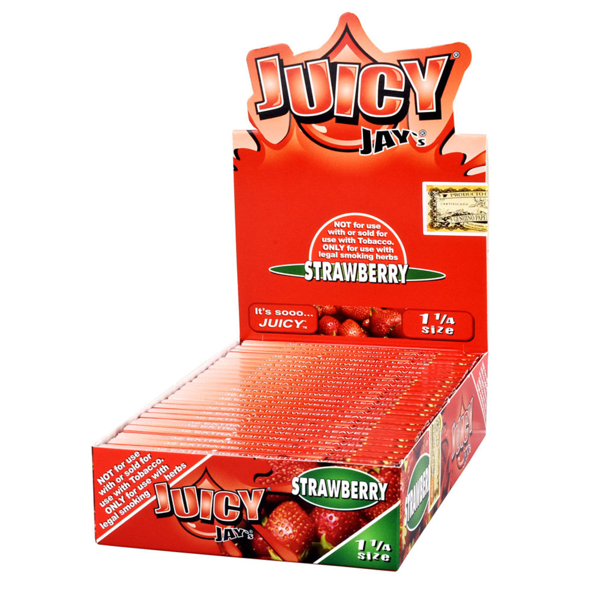 Juicy Jay's 1.25” Flavored Rolling Papers Full Box