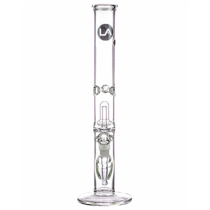 LA Pipes 16” 5mm Thick Showerhead Straight Tube Bong