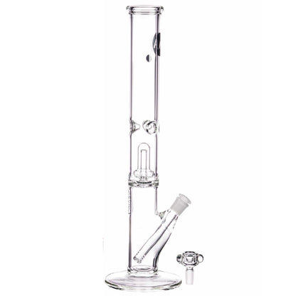 LA Pipes 16” 5mm Thick Showerhead Straight Tube Bong