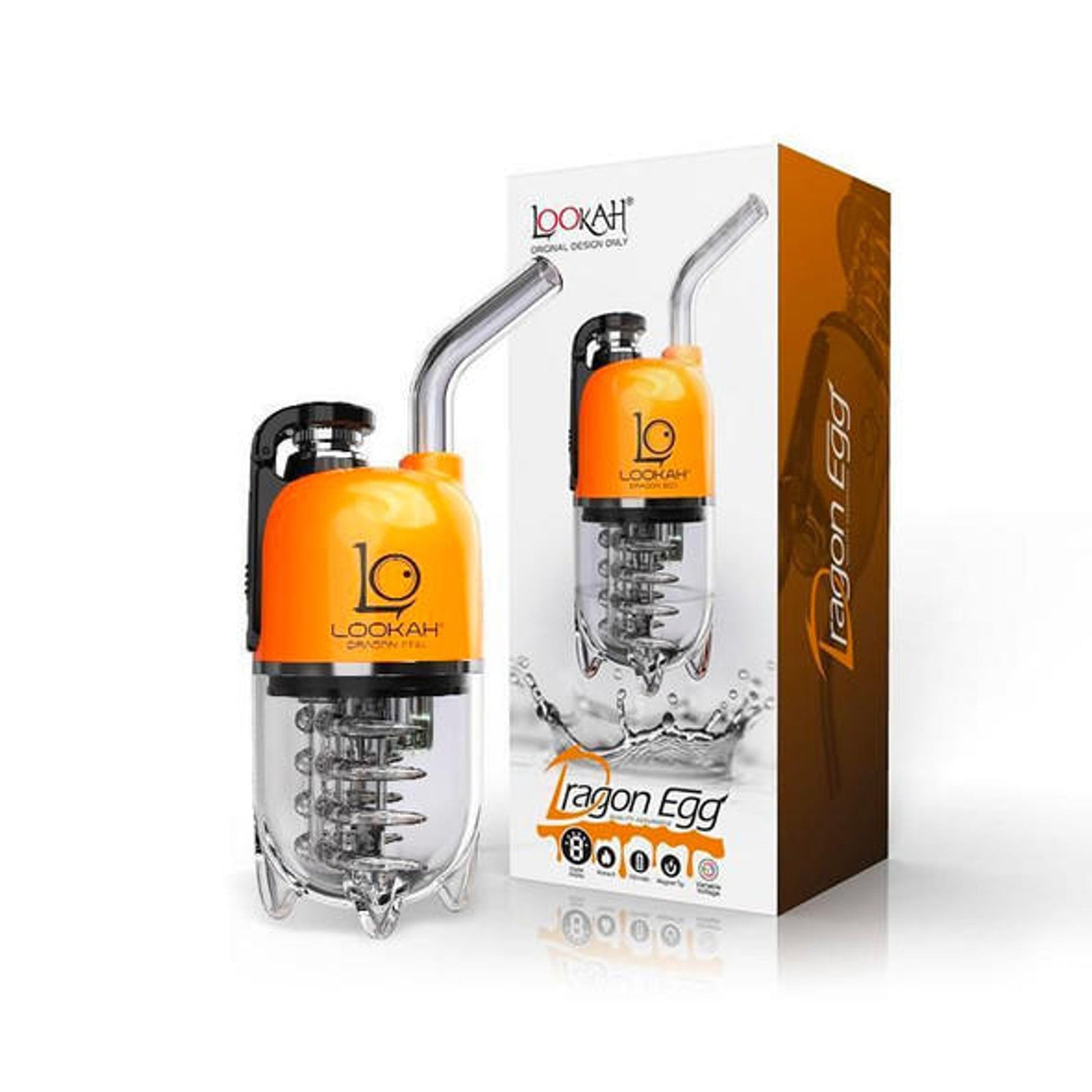 Lookah Dragon Egg Electric Dab Rig Orange