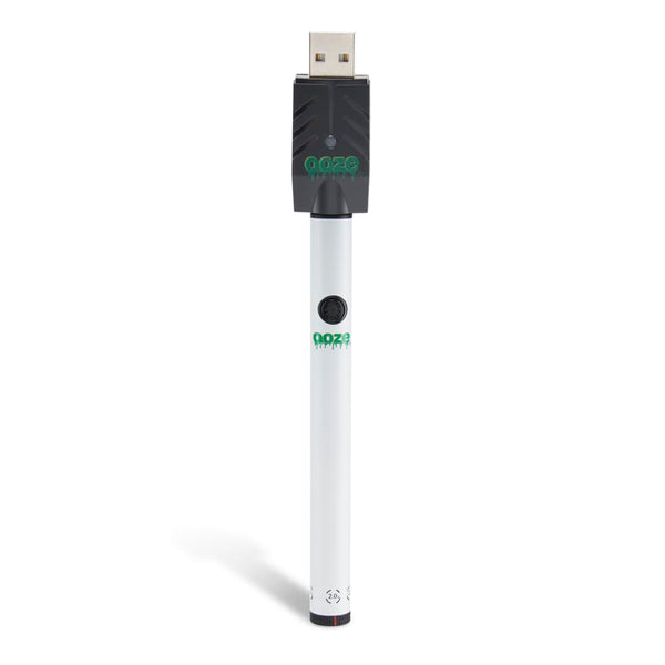 Ooze Slim Twist Vape Pen Battery 2.0 Ghost White
