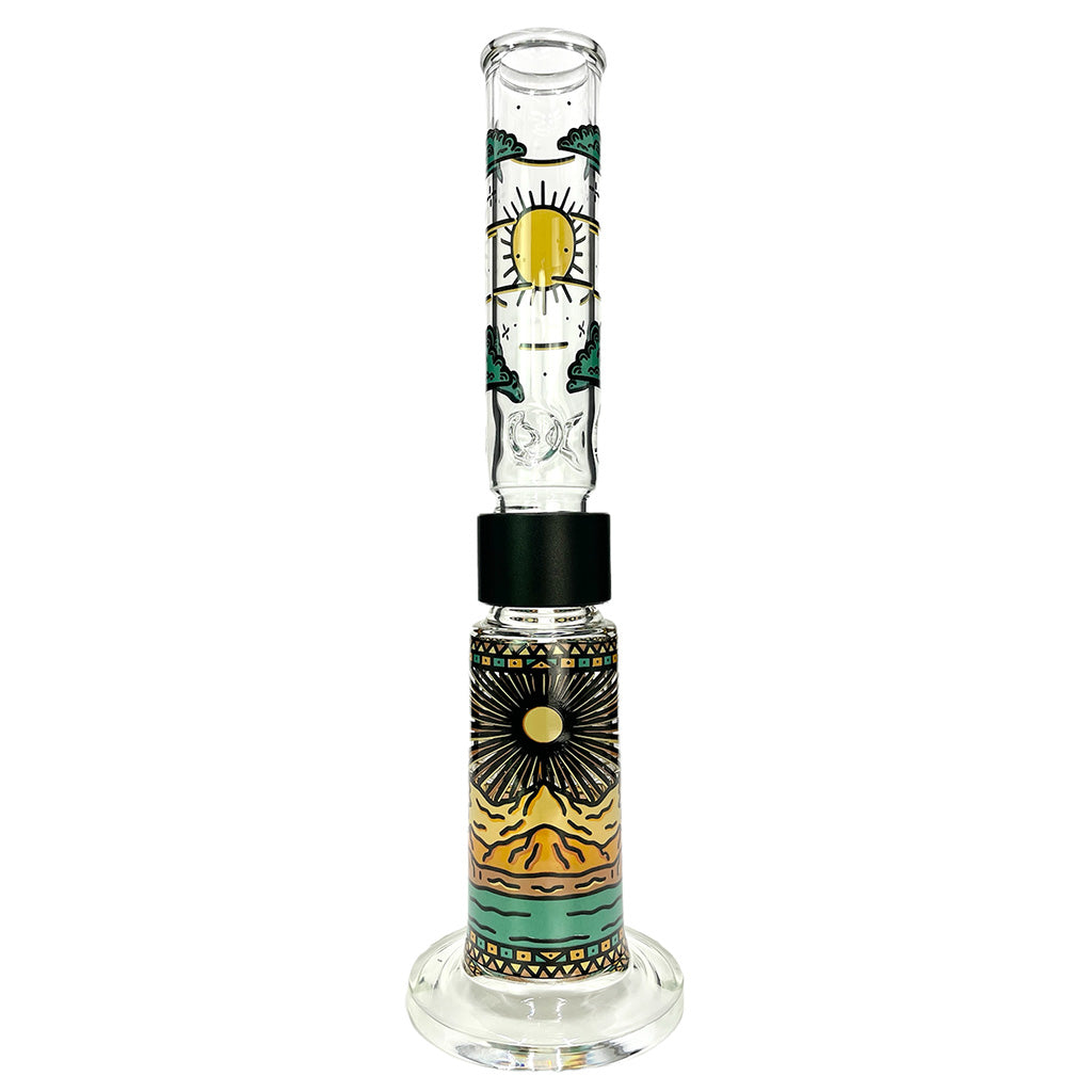 Prism Pipes Desert Dreamin’ Honeycomb Perc Straight Tube Bong