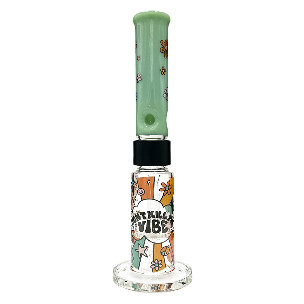 Prism Pipes Flower Power Honeycomb Perc Straight Tube Bong