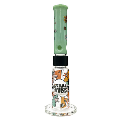 Prism Pipes Flower Power Honeycomb Perc Straight Tube Bong