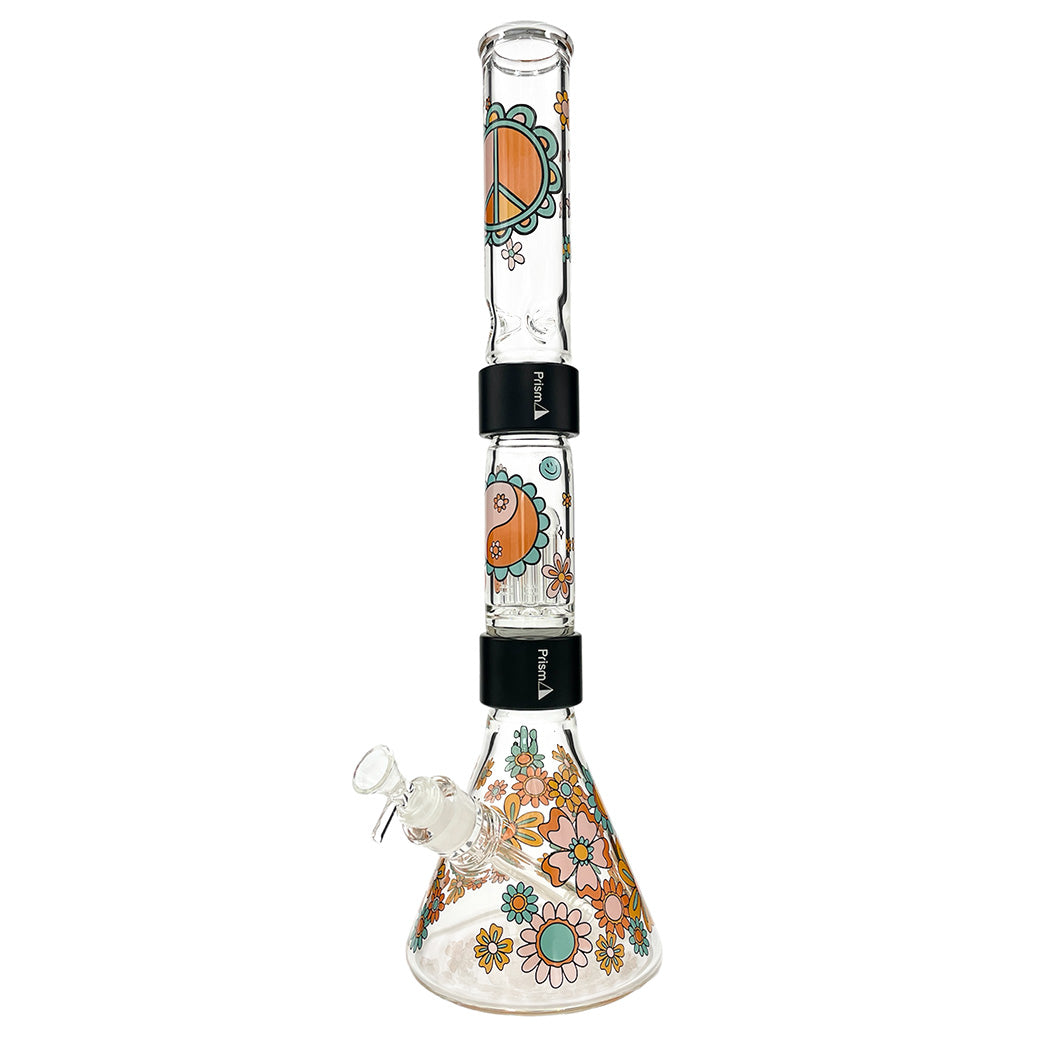 Prism Pipes Flower Power Tree Perc Beaker Bong