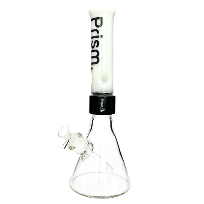 Prism Pipes 14” White Prism Beaker Bong